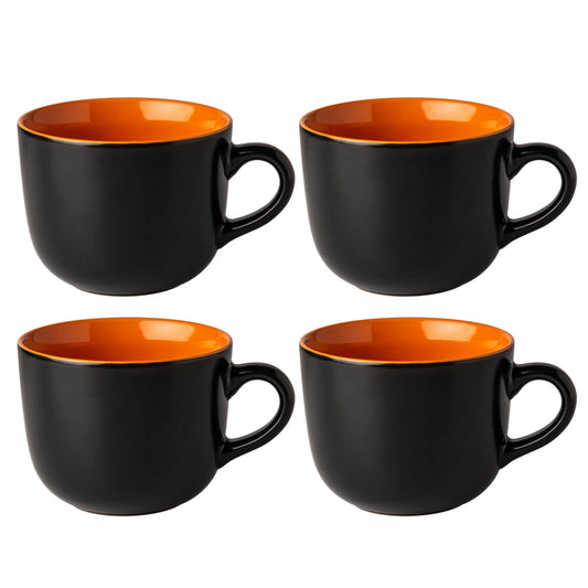 GBhome Jumbo Coffee Mugs Set of 4-Orange